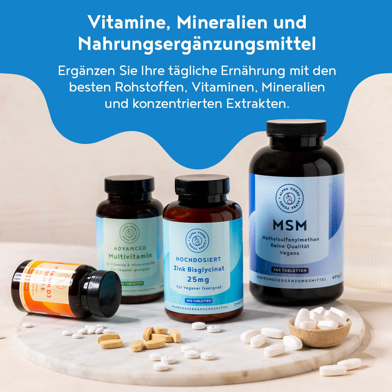 [Australia] - Magnesium bisglycinate | 120 capsules | 1500 mg magnesium glycinate per daily dose, of which 300 mg elemental magnesium | Vegan | High dosage | Alpha Foods 