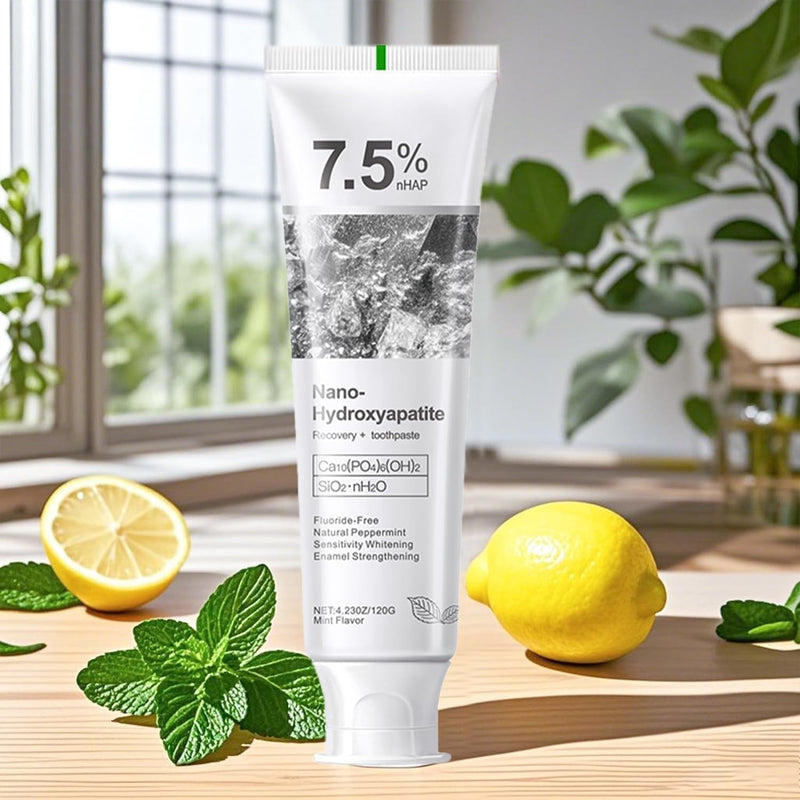 [Australia] - Hydroxyapatite Toothpastes for Enamel Protection and Tooth Strengthening, Gentle Mint, Safe for Sensitive Teeth, Daily Oral Care for Fresh Breath & Oral Health (4) 4 