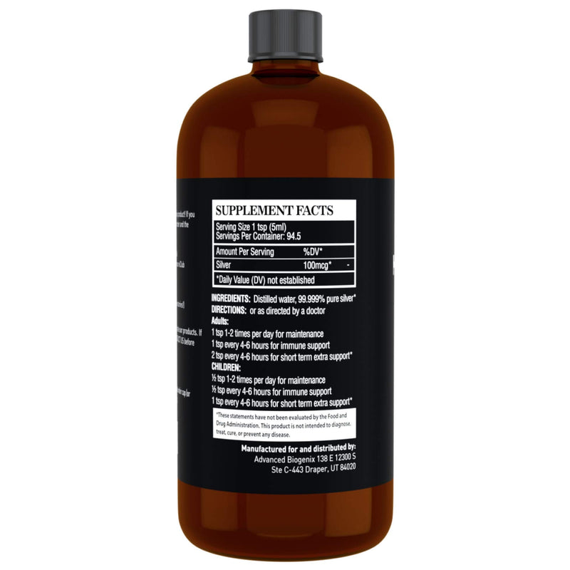 [Australia] - Pharmacist Recommended 16 oz Advanced Bionetix Colloidal Silver Hydrosol, All Natural & Promotes A Healthy Immune System. Colloidal Silver That Actually Works! 