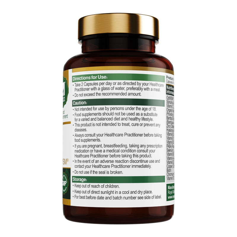Hair, Skin & Nails - 60 Vegan Capsules - UK Made