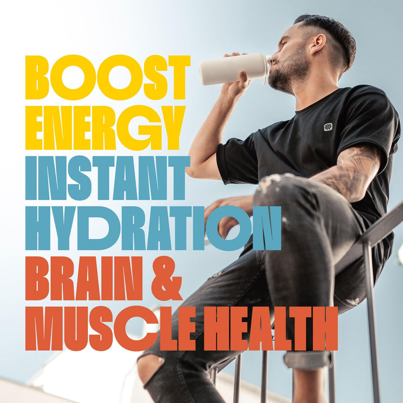 [Australia] - SALTT Electrolytes Powder Flavored Drink Mix - All Things Fruit - 30 Hydration Packets - Magnesium, Potassium, Sodium, Trace Minerals - Zero Sugar & Gluten Free - Travel Essentials - By Keto Chow Variety - Fruity 