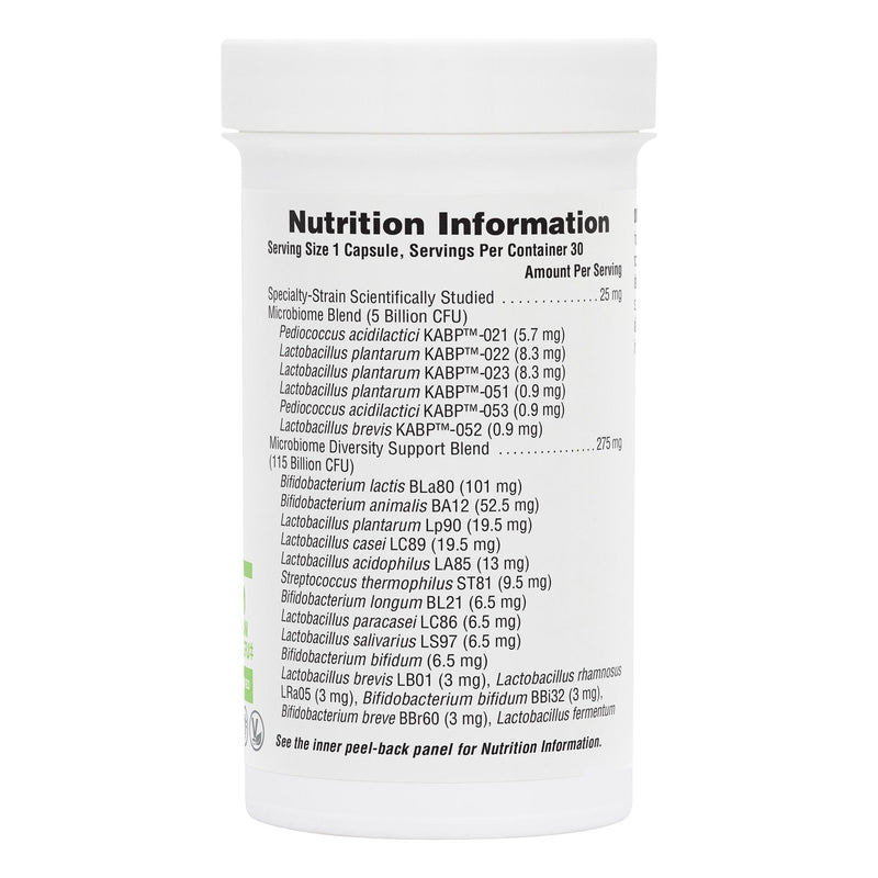 NaturesPlus GI NUTRA Pro Bio Mega - 120 Billion Probiotics for Women and Men - 35 Science Backed Live Bacteria and Prebiotic Fibre - Vegan, Gluten Free - 30 Capsules