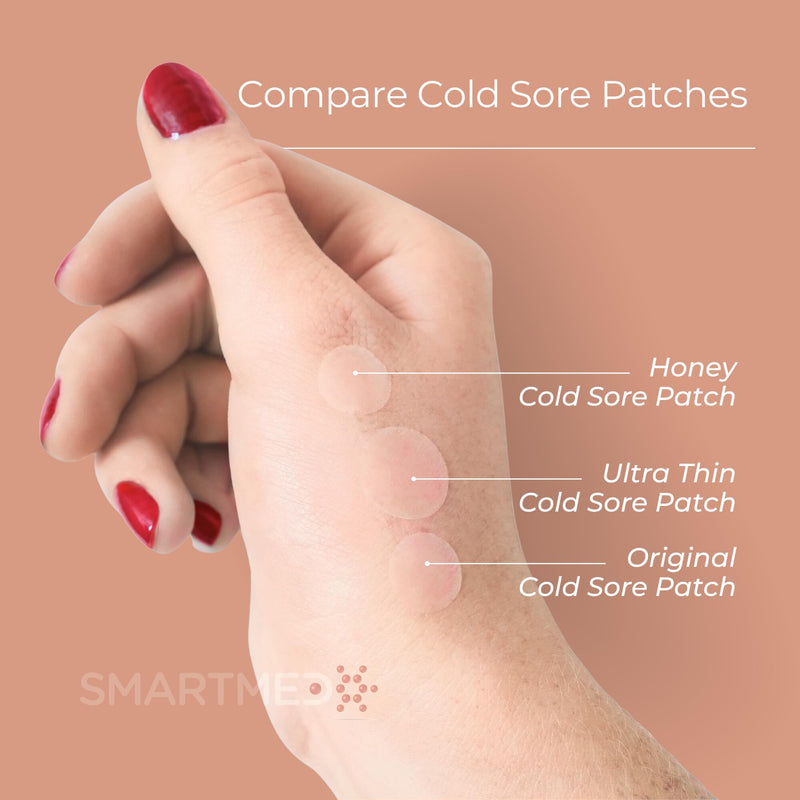 [Australia] - Cold Sore Treatment Patch Duo - Large Ultra Thin 15mm & Honey 12mm 54 patches 