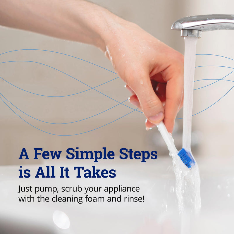 [Australia] - ZQuiet, Clean, Cleaning Solution for All Oral Appliances, Chlorine-Free, Fresh Mint Scent, Travel-Size, TSA-Compliant 