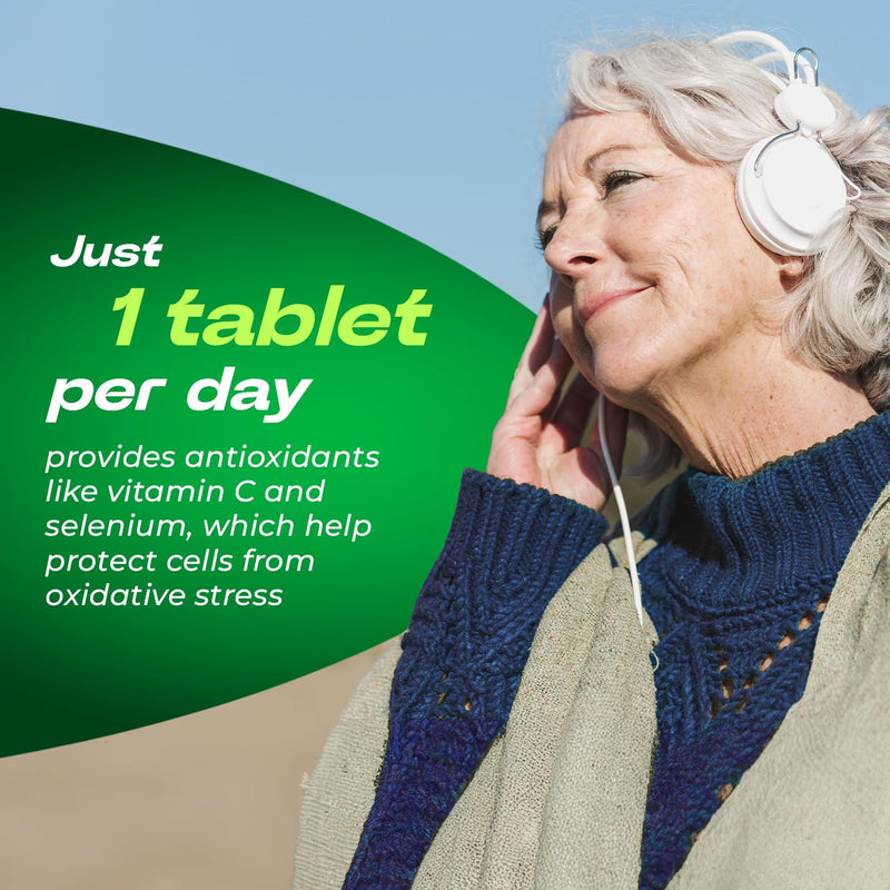 Berocca 50+ Multivitamin & Mineral Tablets with Olive Leaf Extract - 13 Vitamins & 9 Minerals - 90 Film-Coated Tablets