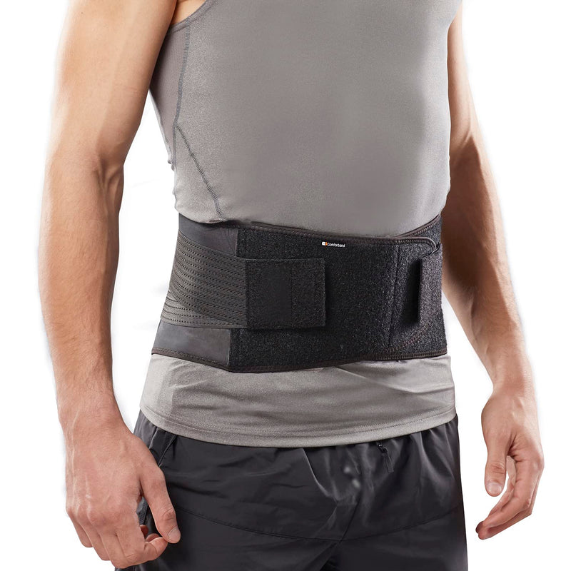 [Australia] - Copper-infused Back Support Brace for Men and Women- Lightweight & Breathable Back Support Belt for Mild to Moderate Lower Back Pain, Muscle Spasm, Strains, Arthritis, Sciatica, Injury Recovery, Rehabilitation (L/XL) L/XL 