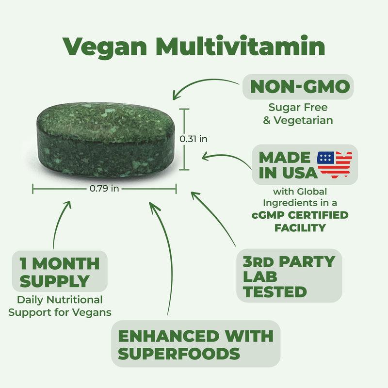 Vegan Glucosamine Chondroitin MSM & Vegan Multivitamin – Plant-Based Joint Support and Daily All-in-One Multivitamin Bundle for Energy, Flexibility & Overall Health