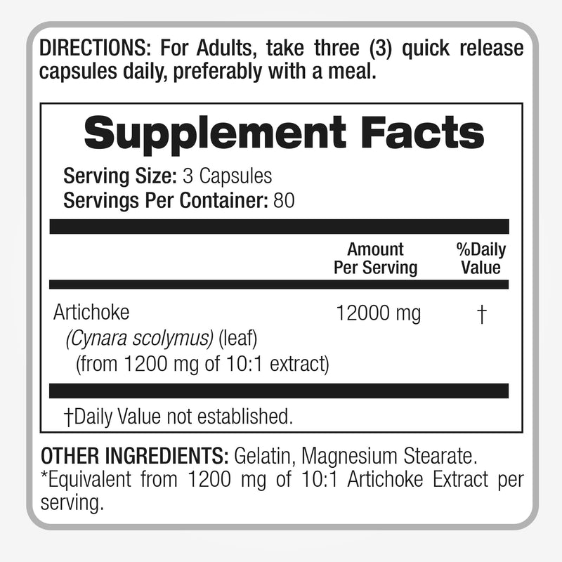[Australia] - FITO MEDIC'S Lab | artichoke extract | artichoke extract capsules |240 capsules |12000 mg | artichoke |artichoke supplement | alcachofa. 
