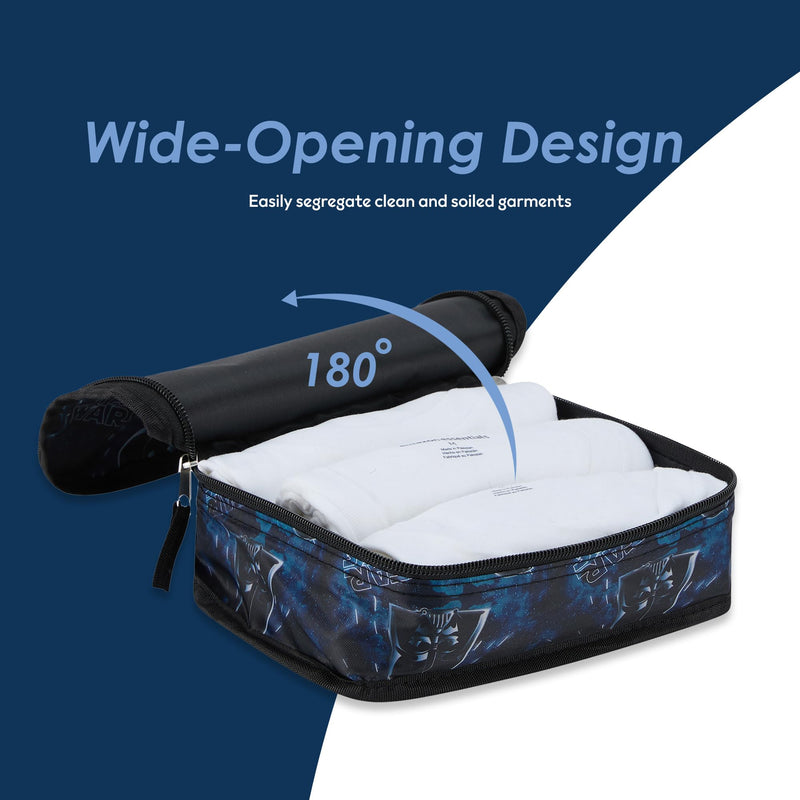 Star Wars Packing Cubes Set - Darth Vader, Storm Trooper, Yoda, Chewbacca - 5 Piece Travel Luggage Organizer for Kids Teens Adults - Disney Suitcase Essential