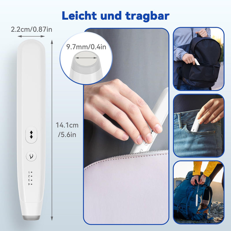 [Australia] - KINREECELL insect bite healer, mosquito bite heat pen, small and handy electric mosquito bite healer, rechargeable, for treating insect bites, relieving itching and swelling 