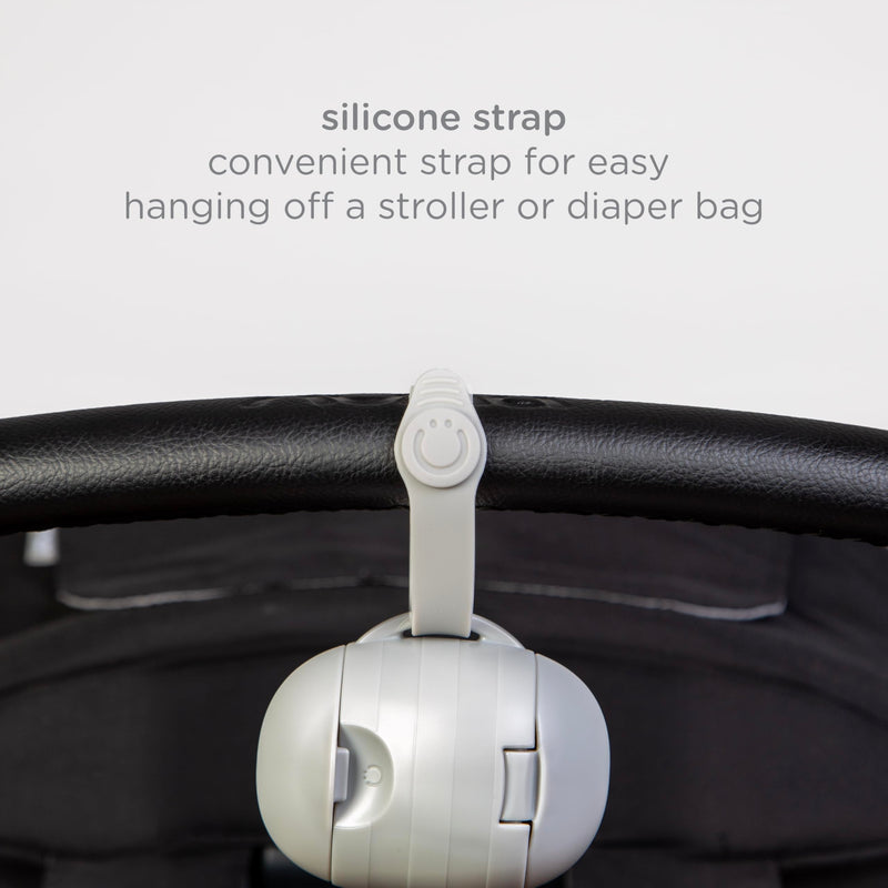 [Australia] - Ubbi On-The-Go Dual Pacifier Holder, Keep's Baby's Binkies Clean and Accessible, Portable for Travel, Diaper Bag Accessory Must Have for Newborns, Gray 