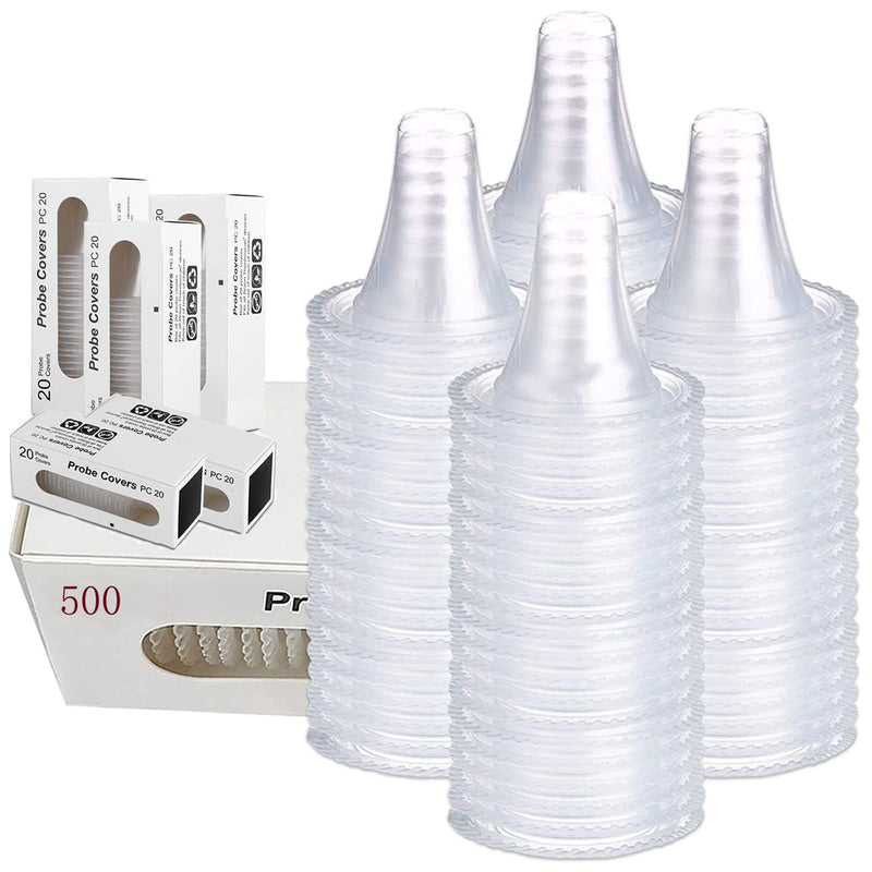 [Australia] - 500pcs Ear Thermometer Probe Covers, Lens Filters, Refill Caps Compatible for All Braun Thermometer Models Digital Disposable Covers 500 