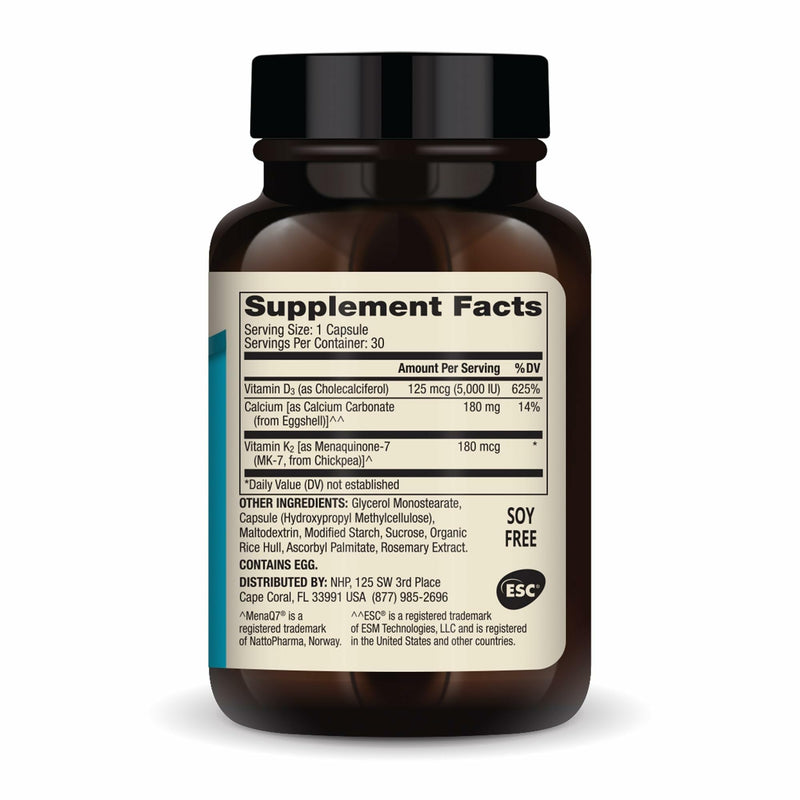 Dr. Mercola Calcium with Vitamins D3 and K2, 30 Capsules (30 Servings) | Supports Bone and Heart Health, Eggshell-Derived Calcium with Vitamin K2 as MK-7, Non-GMO, Gluten-Free, and Soy-Free 30 Count (Pack of 1)