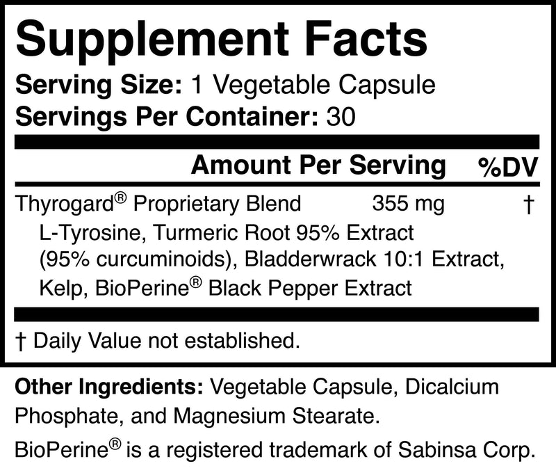 [Australia] - Natural Thyroid Support Supplement - Non-GMO, Vegan, Gluten-Free 