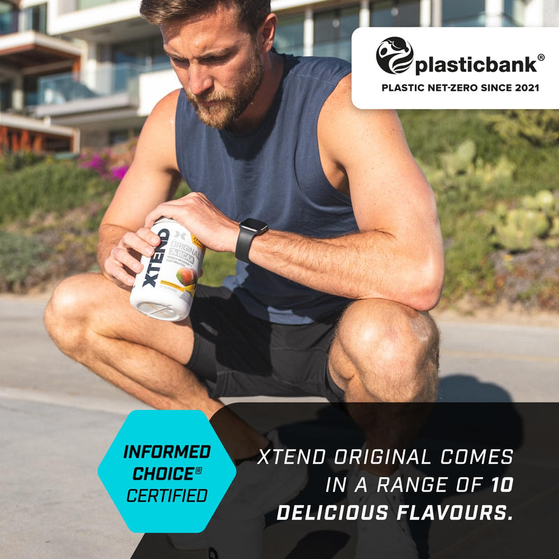 XTEND Original BCAA Powder Smash Apple 30 Servings | 7g BCAAs Per Serving | Sugar Free Branched Chain Amino Acids and Electrolytes Powder for Post Workout Muscle Recovery and Hydration