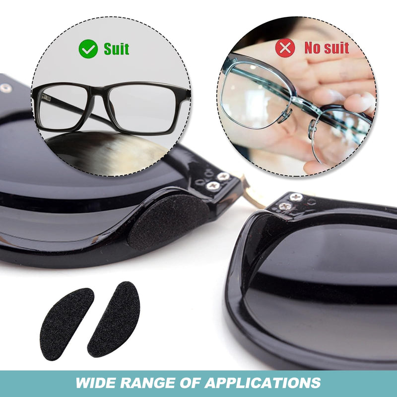 [Australia] - Nose pads glasses self-adhesive 24 pairs of non-slip pads glasses nose pads soft glasses pads nose protection for glasses sunglasses 