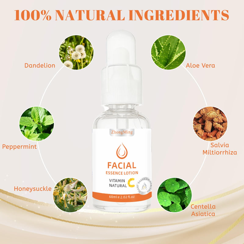Vitamin C Serum – Brightens, Evens Tone, Hydrates, and Smooths | Anti Aging Serum with Hyaluronic Acid & Vitamin E – for Improving of Dark Spots, Fine Lines & Wrinkles – All Skin Types