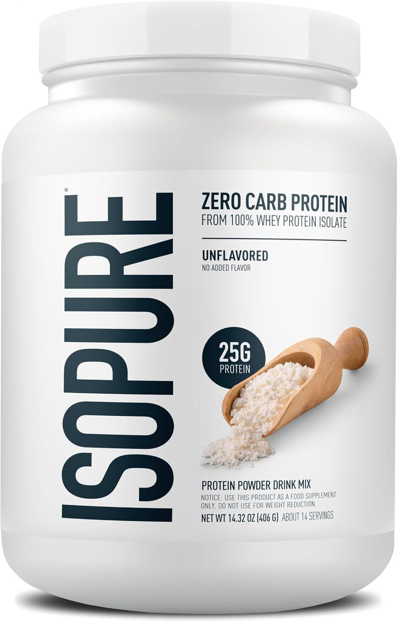 [Australia] - Isopure Zero Carb Whey Isolate Protein Powder, Unflavored 1 LB 