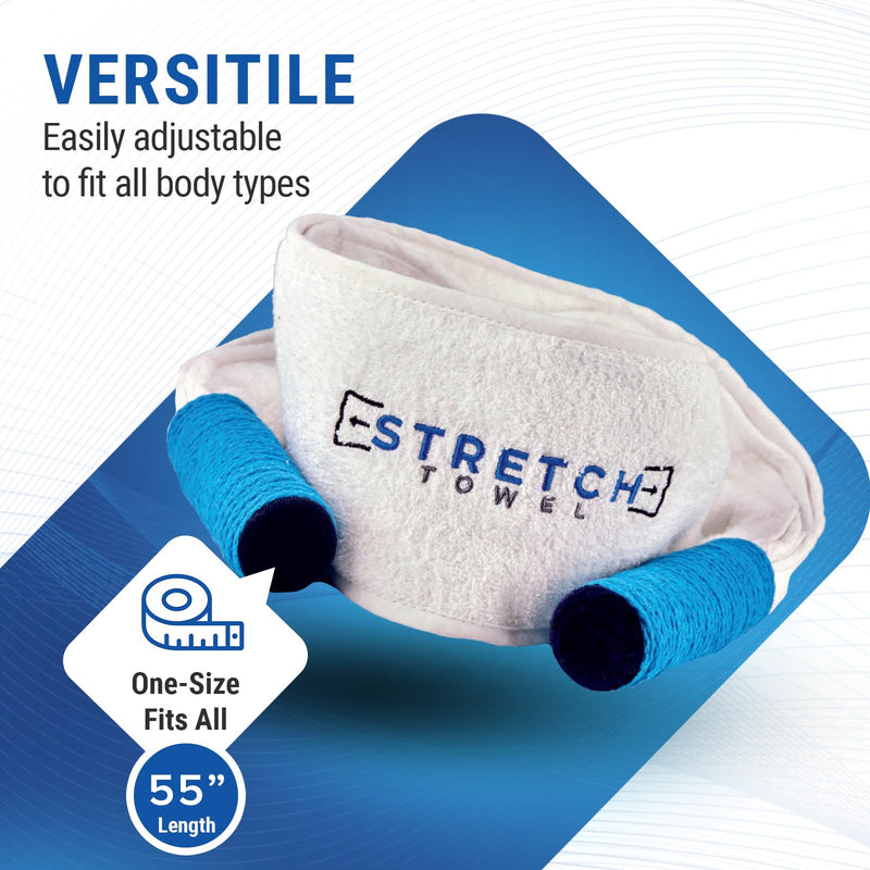 Shoulder Rotator Cuff Stretching Device By Stretch Towel; Physical Therapy Shoulder And Full Body Stretching Strap With Easy Grip Handles for Sore and Tight Muscles. Improves Shoulder Flexibility