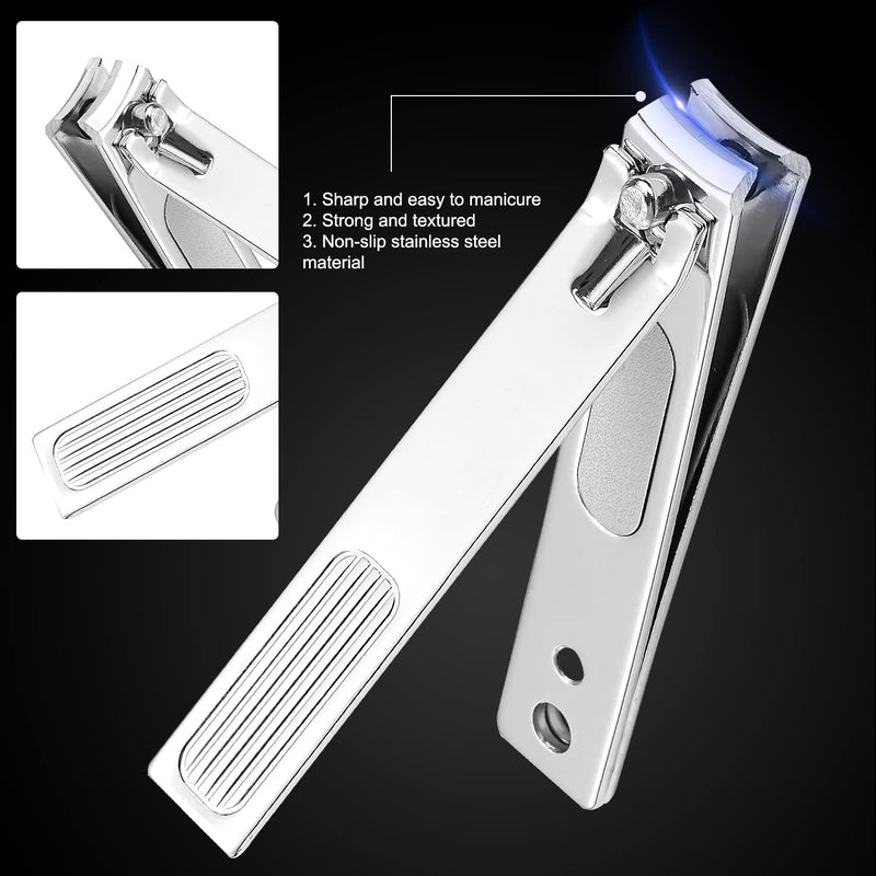 Manicure Pedicure Kit Professional Nail Clippers Set Men and Women 12 Pcs and 16pcs Grooming Kit Gifts for Men