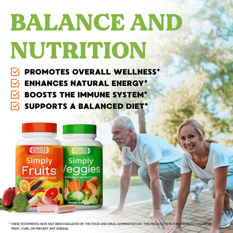 [Australia] - Simply Nature's Pledge - Packed with Over 40 Different Fruits & Vegetables - Made with Whole Food Superfoods - with Aloe Vera ‚Äì 100% Soy Free - 90 Count (Pack of 2) 90 Count (Pack of 2) 
