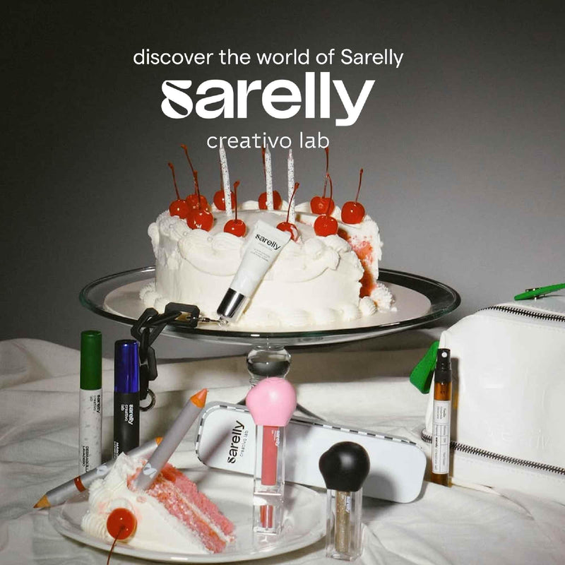 SARELLY | Vegan Leather Makeup Bag | Perfect for Makeup Brushes | Multi-compartments | White Off-White 24 cm x 13 cm x 12 cm