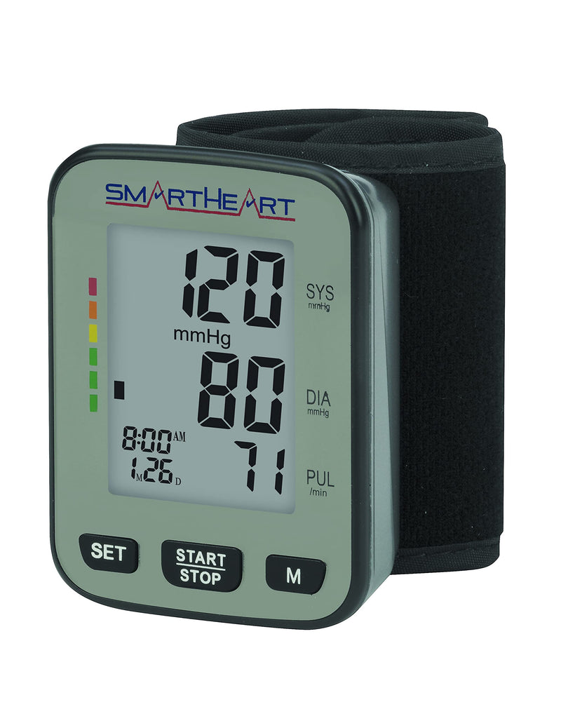 Smartheart Adult Cuff Arm Home Automatic Digital Blood Pressure Monitor Without Tube Black 1 Each