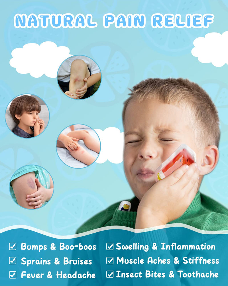 [Australia] - Kids Ice Packs for Boo Boos, 6 Pcs, FSA Eligible, Small Gel Packs for Injury Reusable Baby Toddler Hot Cold Compress Mini Recovery Gifts for Body Pain Relief, Toothache, Fever, First Aid, HSA Approved Kids Ice Packs - 6 Pack 6.0 