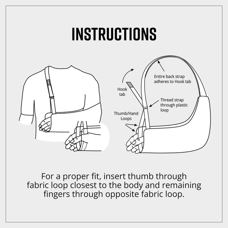 Brownmed - Joslin Sling Ultimate Arm Sling - Arm Sling for Men & Women to Support Shoulder, Elbow, or Wrist Injury - Arm Immobilizer, Shoulder Stabilizer & Rotator Cuff Support - Child/Small Adult