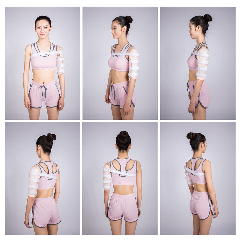 [Australia] - GHORTHOUD Humeral Shaft Fracture Splint Lightweight and Breathable Humeral Fracture Brace for Upper Arm, Shoulder, Left/Right Arm, Long-Bone Humerus Fracture for Men and Women（Small） Small 