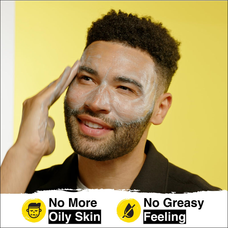 [Australia] - Lumin - Dynamic Duo - Skin Care kit for Men - Includes: Charcoal Face Wash Daily Detox & Daily Face Moisturizer,Suitable for all skin types, Daily Use, Two Month Supply 