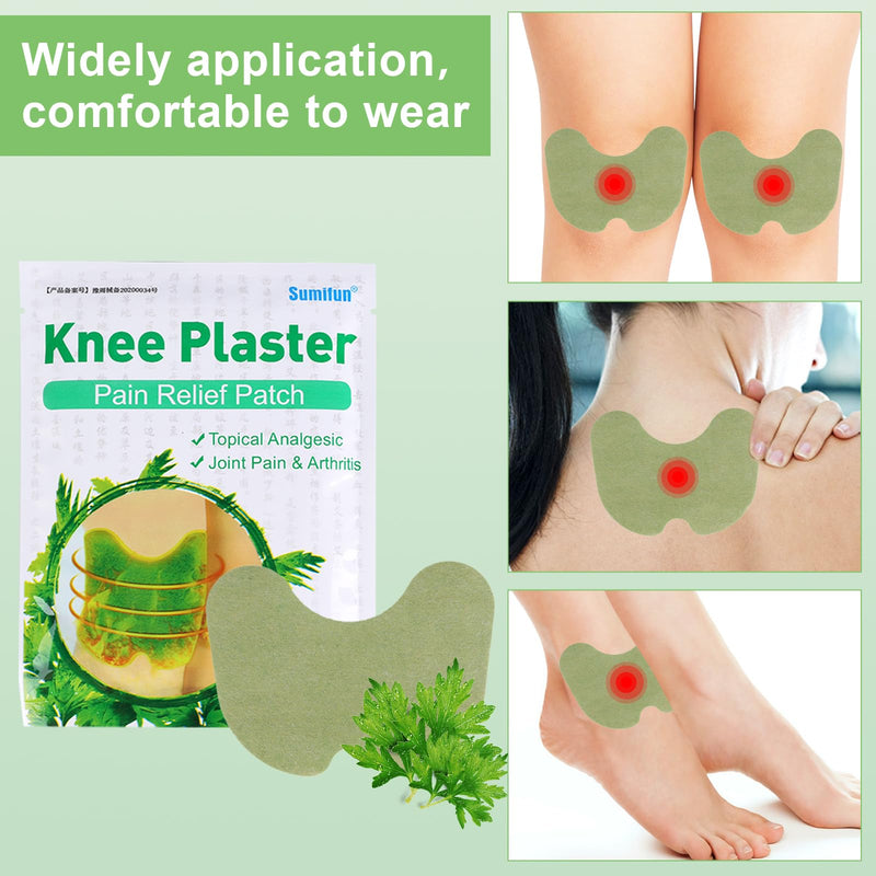 [Australia] - PZJFH Pack of 120 Pain Relief Patch, Pain Relief Patch, Wellness Pain Relief Patches Knee Pain Plasters Pain Relief Plasters for Knees, Back, Neck Muscle Soreness 