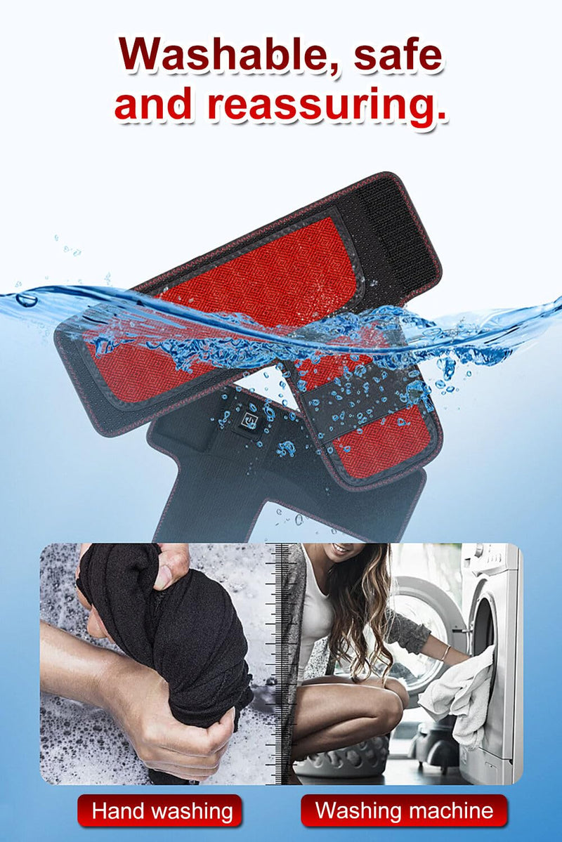 Ankle Support–Far Infrared Electric Heater,Ankle Sprain & Joint Care,Ligament Injury,USB Heating,Home/Office/Outdoor Use,Cold Resistance,Unisex,Black Ankle&instep heated-power bank