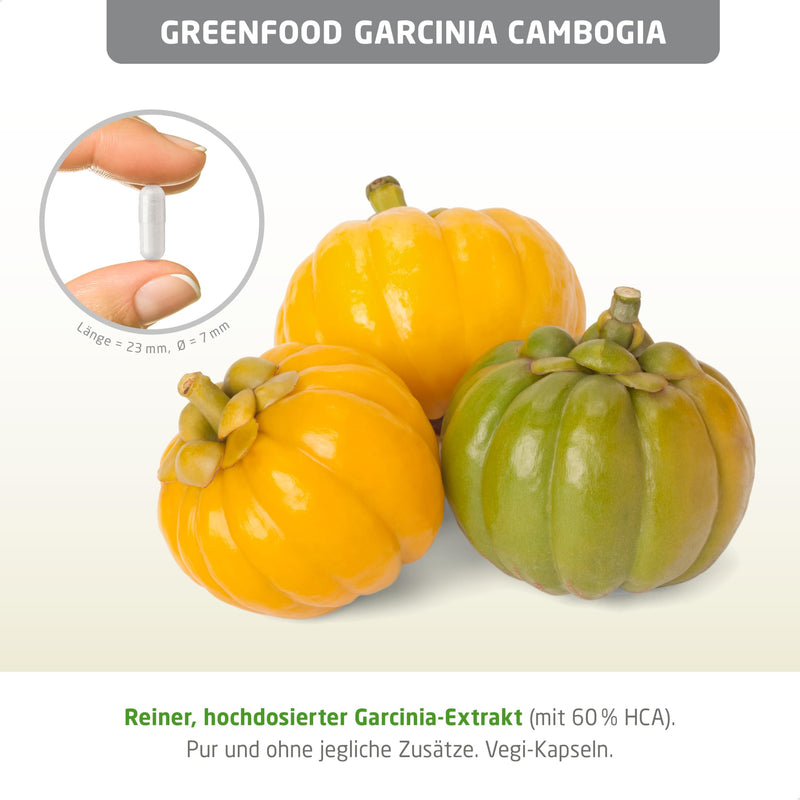 [Australia] - Garcinia Cambogia pure, 500mg, high-dose extract (60% HCA), 120 capsules, vegan - WITHOUT additives. Without genetic engineering. Glucose free. Lactose free. Vegan. 120 pieces (pack of 1) 