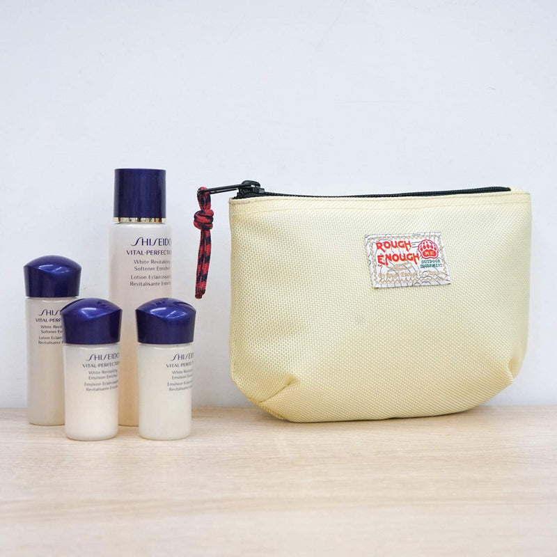 Rough Enough Travel Pouch Small Makeup Bag for Purse Cable Organizer Bundle Set