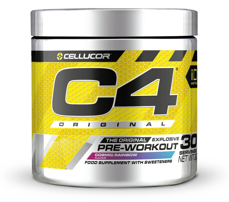 [Australia] - C4 Original Pre Workout Powder, Cosmic Rainbow, 30 Servings | Sugar-free pre-workout energy drink powder with 150mg caffeine, 1500mg creatine monohydrate, 1600mg beta alanine 