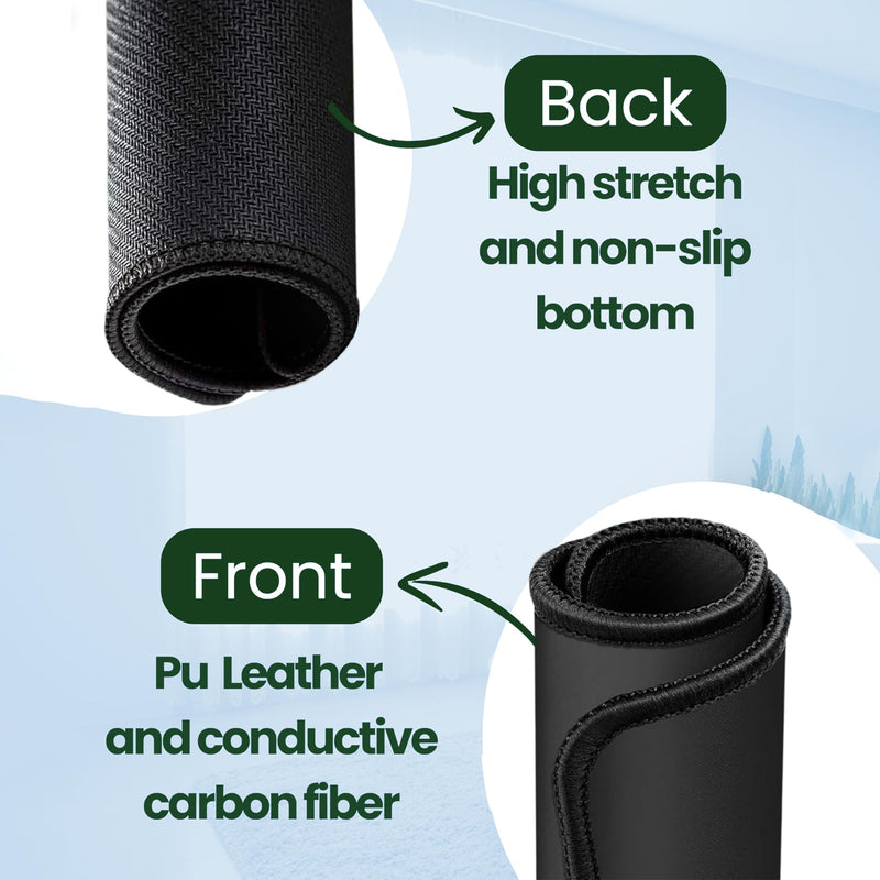 [Australia] - Grounding Mat for Work, Earth Grounding Pad with Conductivity Test Pen & 15ft Grounding Cord, Grounded Mats for Pain Relief, Muscle Relaxation, Indoor Grounding at Home, Office, Work. (10x26.7in) 
