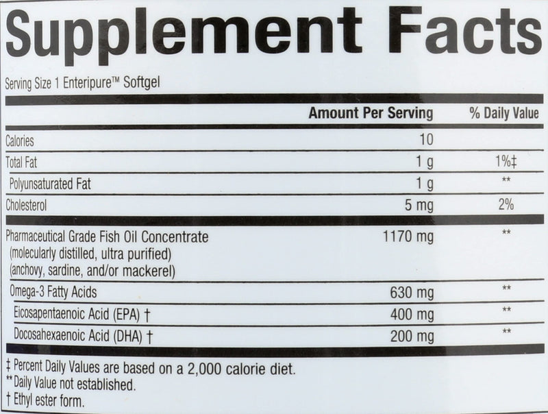 Natural Factors RxOmega-3 - Dietary Supplement for Brain & Heart Health Support - Eye Health Supplement with EPA & DHA - Natural Supplement with Omega-3 Fatty Acids - 120 Softgels (90 Servings) 120 Count (Pack of 1)