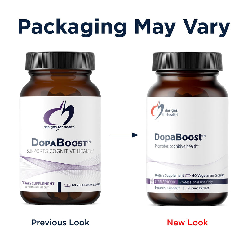 Designs for Health DopaBoost - Cognitive + Mood Support - Acetyl-L-Tyrosine, Mucuna Extract, Vitamin B6 - Vegan (60 Capsules)