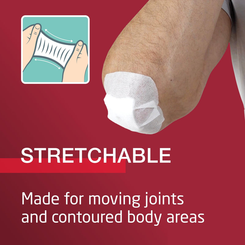 Hypafix Wide Area Fixation - Soft, Flexible, Breathable Wide Area Fixation for securing Wound dressings and Devices - Can Easily be Cut to Size - White - 30 cm x 10 m, 1 Roll 30 cm x 10 m (1 Roll)