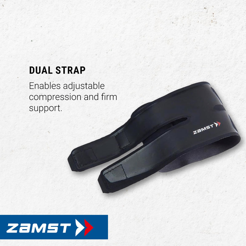 [Australia] - Zamst Filmista Wrist Band Unisex Adult Wrist Guard, Black, Size: M (Manufacturer's Size: M) Medium 