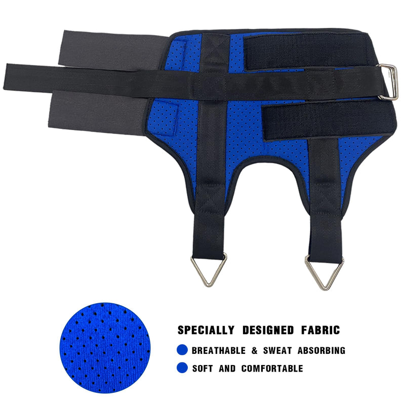 [Australia] - Home Ankle Fracture Traction Belt 1pcs Rehabilitation Equipment for Injury Recovery Calf Fracture Traction Machine Lace Up Achilles Tendonitis Brace Kit Sprained Support 
