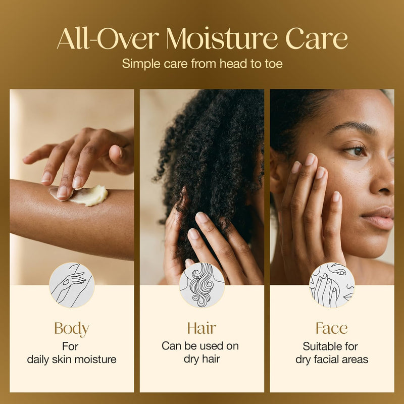 100% Pure Yellow Shea Nut Butter 7oz Unrefined & Raw Natural Moisturizer for Skin Hair & Lips, African Shea Butter Rich in Vitamins & Antioxidants No Added Color or Fragrance 7 Fl Oz (Pack of 1)