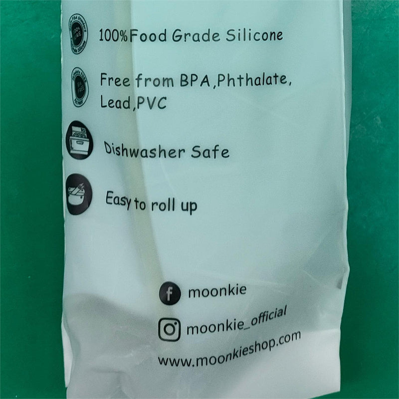 [Australia] - Moonkie Silicone Baby Bibs Set Of 2 | BPA Free Waterproof | Soft Durable Adjustable Silicone Bibs for Babies & Toddlers(Ether/Sage) A-ether/Sage 