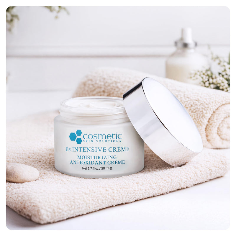 B5 Intensive Crème – Hydrating Day & Night Face Moisturizer with Hyaluronic Acid, Squalane & Vitamins B3, B5 & E – Lightweight Anti-Aging Cream for Dry, Oily & Combination Skin – 1.7 fl oz