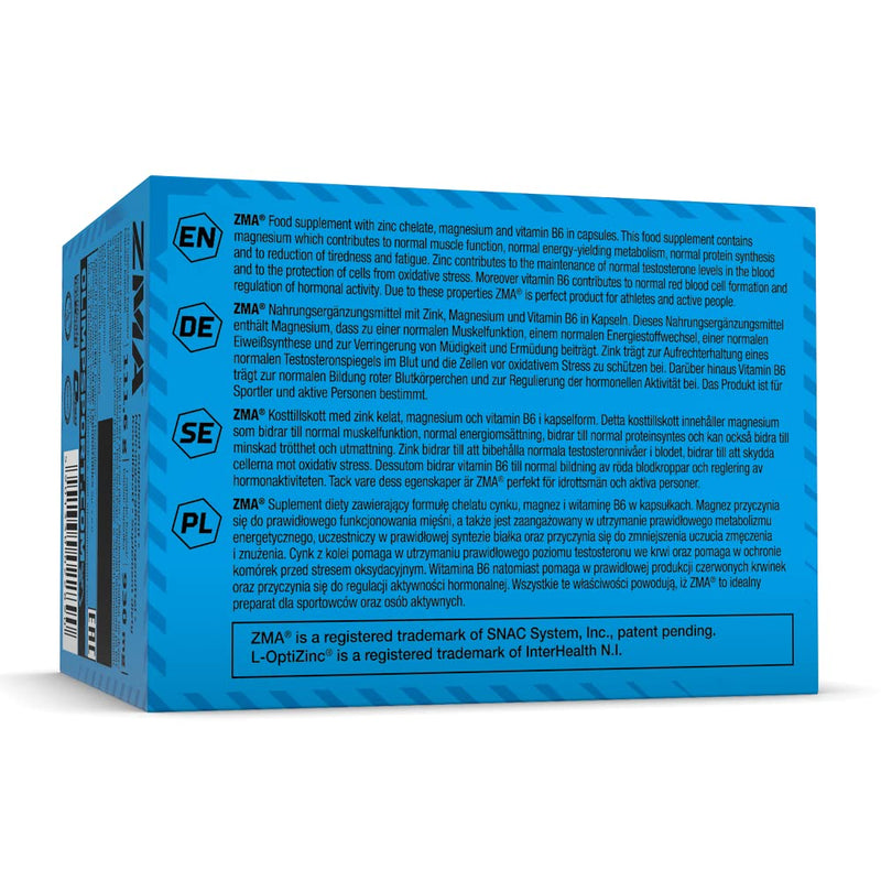Olimp ZMA - 120 caps Testosterone Booster Power Energy Strength Muscle Growth Muscle Pump Focus TUTRITION