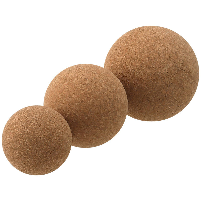 [Australia] - 5 PCS Cork Massage Ball, Cork Therapy Ball Wooden, Cork Ball for Muscle Massage, Myofascial Release 