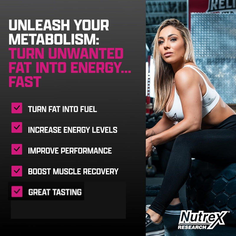 [Australia] - Nutrex Research L-Carnitine 3000 (31 Servings, Berry Blast) | Liquid Shots, Stimulant Free | Supports Muscle Recovery For Men and Women 