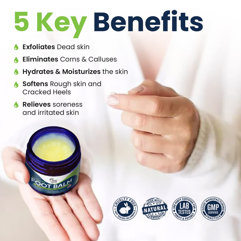 [Australia] - Citrus Detox Foot Soak with Epsom Salts Tea Tree Oil Foot Balm/ Moisturizer For Dry Cracked Feet - Instantly Hydrates & Soothes Irritated Skin & Athletes Foot 