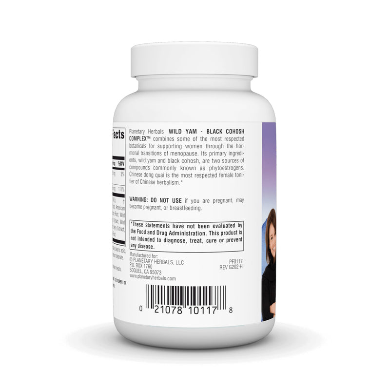 [Australia] - Planetary Herbals Wild Yam-Black Cohosh Complex Tablets, 120 Count 